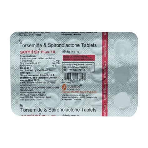 Semitor Plus-10 - Strip of 15 Tablets : Amazon.in: Health & Personal Care