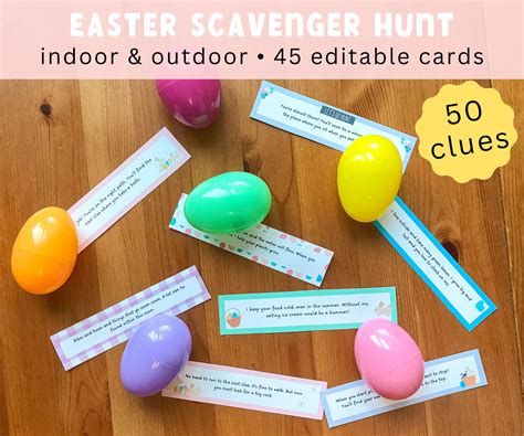 Free Printable Easter Egg Hunt - Printable Calendars AT A GLANCE