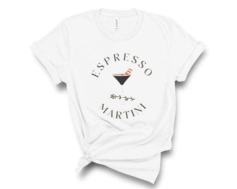 Espresso Martini Shirt, Choose White, Grey or Natural – Multi Chic