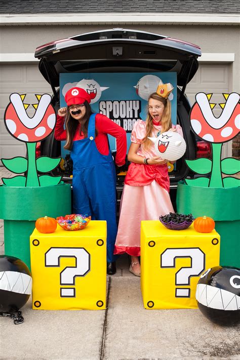 Mario Brothers Trunk or Treat Ideas - Frog Prince Paperie