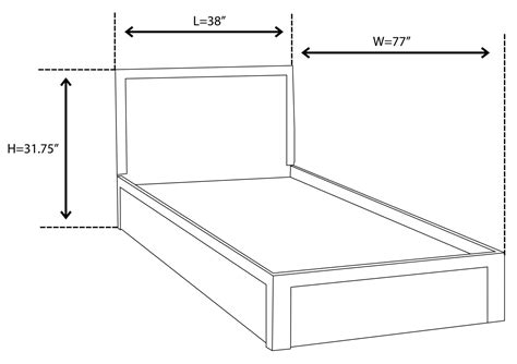 Bed Frame Dimensions Standard