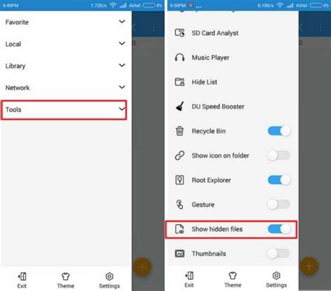 View Hidden Files in Android 的图像结果