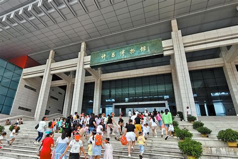许昌博物馆迎来学生暑假参观热潮