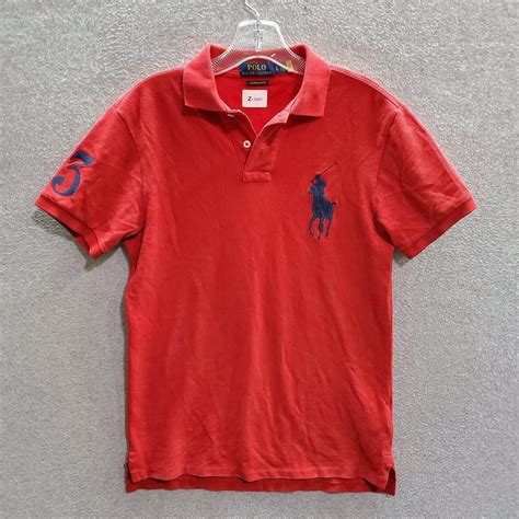 Polo Ralph Lauren Men's Red Polo-shirts | Depop
