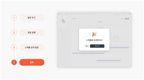 b.stage | 팬을 중요한 파트너로 참여시키는, 비스테이지 스케줄(Schedule)