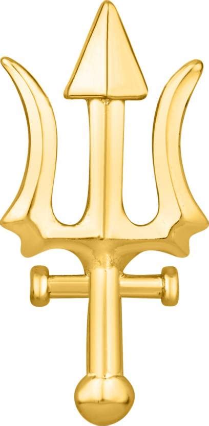 mahi Mahadev Shiva Trishul Designer Brooch Brooch Price in India - Buy ...