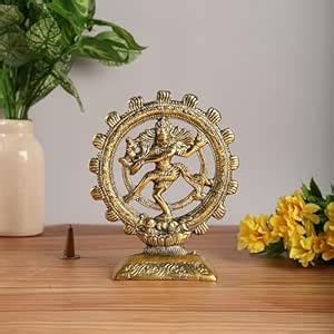 Buy PURESTORY Metal Lord Shiva Dancing Natraj Statue Idol. Natraja Idol ...