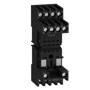 RXZE2M114M: Socket - Mixed contact RXM2 RXM4 type relay, connector ...