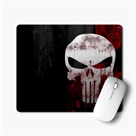 MM9E Non-Slip Skeleton Head Mouse Pad for Gaming Computer, Laptop, PC ...