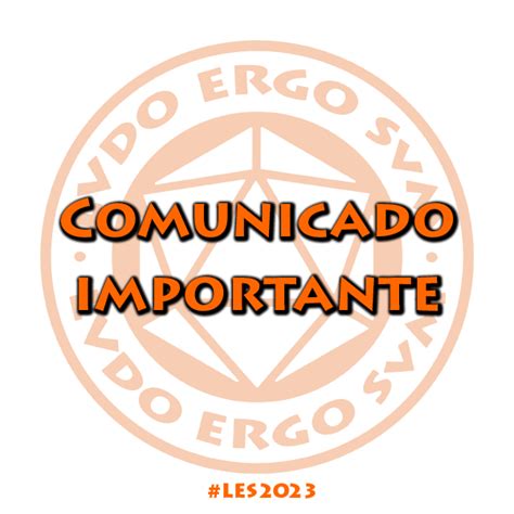 Ludo Ergo Sum || Comunicado importante