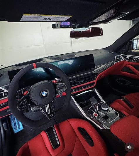 Red Leather Car Interior
