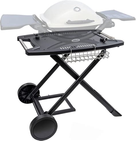 Amazon.com : Portable Grill Cart for Weber Q Series Gas Grills and ...