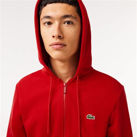 Lacoste | Zip-Up Fleece Hoodie | OTH Hoodies | SportsDirect.com
