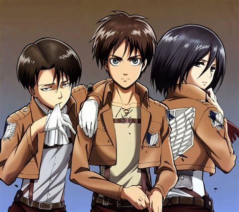 Eren Mikasa And