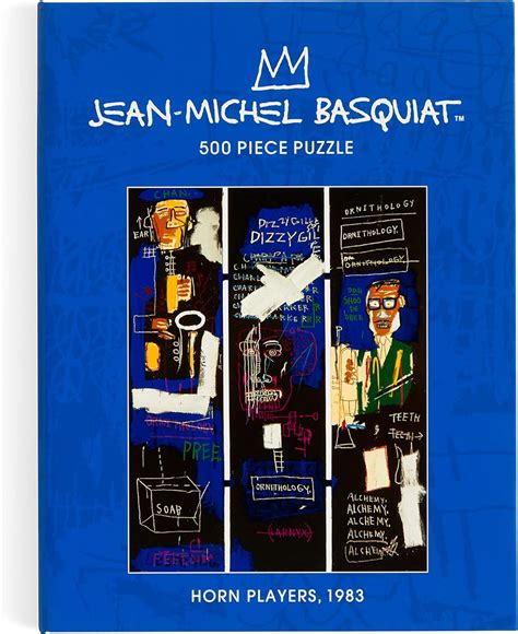 500-piece Jean-Michel Basquiat Horn Players Jigsaw Puzzle | Rest In Pieces
