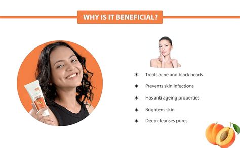 Buy VELAY&CHE Apricot Face Scrub - Exfoliates, Nourishes, and ...