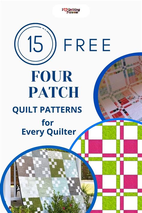 Image result for 4 Patch Quilt Patterns Free