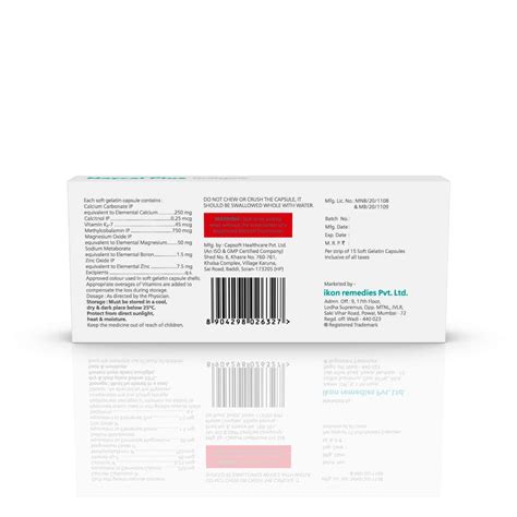 Buy Maycal Plus Strip Of 10 Softgel Capsules Online at Flat 15% OFF ...