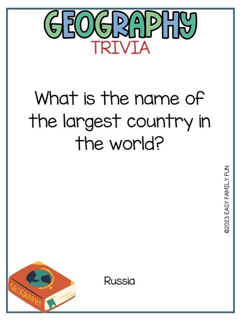 Image result for Geography Trivia Questions
