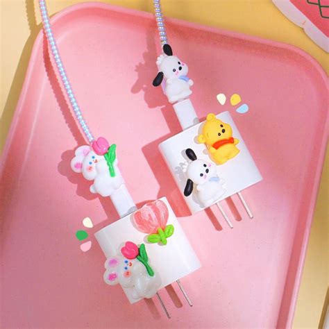 Adorable Cartoon Tulip Data Cable Protective Kit – Peeperly