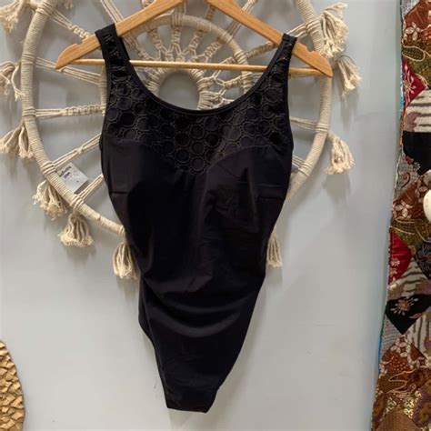 BNWT Amoena One Piece Bathers Womens Size 14C Black (s)