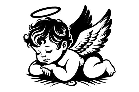 Baby Angel Silhouette