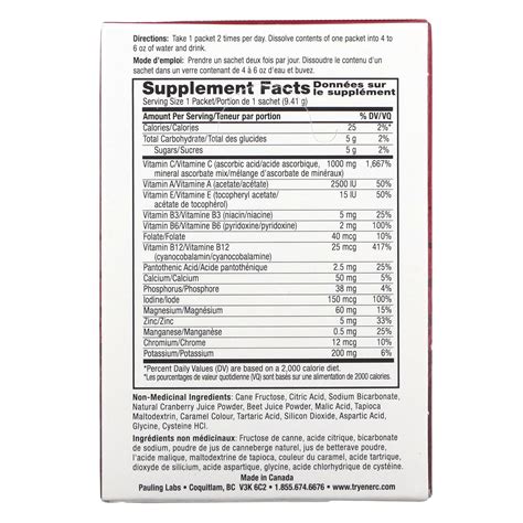 Buy Pauling Labs EnerC Effervescent Powdered Drink Mix, 30 ea Online at ...