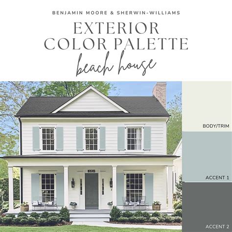 Beach House Exterior Colors Sherwin Williams Paint Chart Pdf - Infoupdate.org