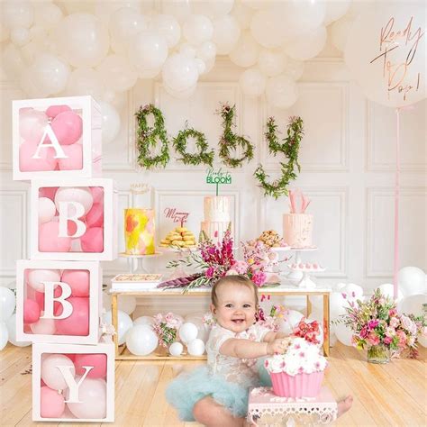 Buy Baby Shower Decorations Large Transparent Balloons Decor Baby Box ...