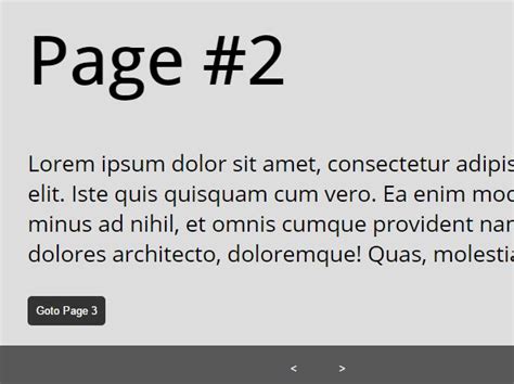 Easy jQuery Page Slider with CSS3 Transitions | jQuery Plugin