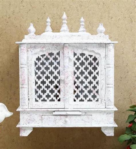 JODHPUR HERITAGE (Mandir) Temple for Home Pooja, Arti with Drawer Solid ...