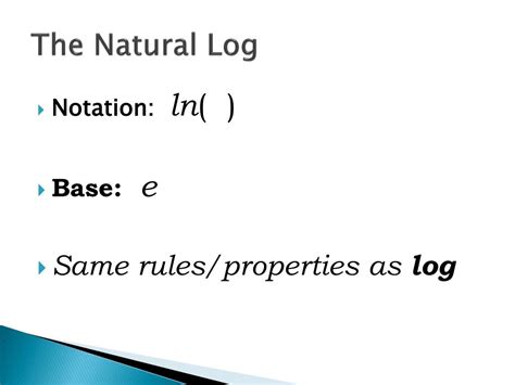 Natural Log Calculations 的图像结果