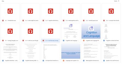 Cognition and language - COGNITION AND LANGUAGE