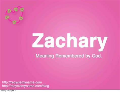 What Does The Name Zachary Mean? | PDF