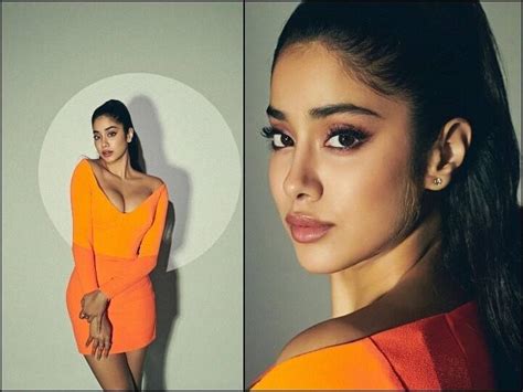 Photos viral: star girl janhvi kapoor wear again sizzling deep neck ...