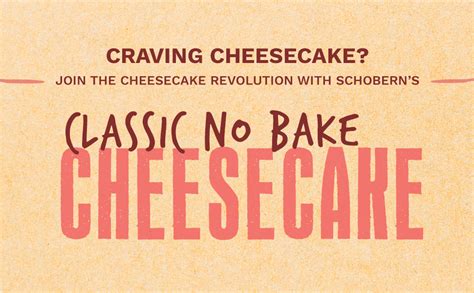 Schobern Classic No Bake Cheesecake | No Cream Cheese Reqd | Includes ...