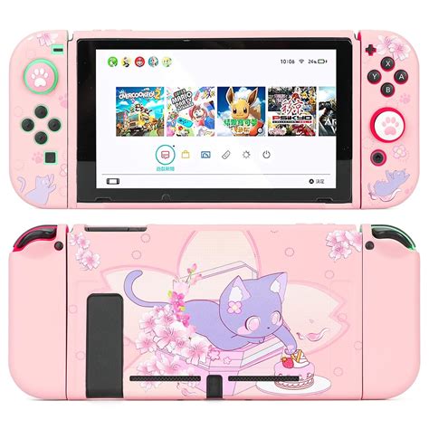 LightPro Dockable Case for Nintendo Switch - Cute Protective Cover Case ...
