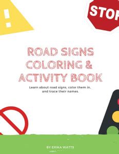 Road Signs Coloring & Activity Book: Buy Road Signs Coloring & Activity ...