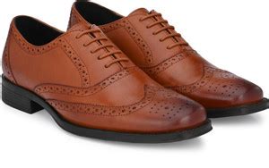 Delize DelizeTan men’s leather brogue shoes Brogues For Men - Buy ...
