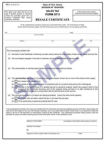 ?Free Printable Certificate of Resale Sample Template?