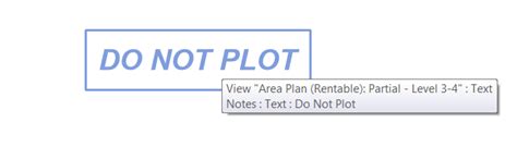 Image result for No Plot Text Notes Revit