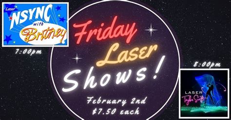 Laser NSYNC & Britney / Laser Taylor Swift, Eugene Science Center ...