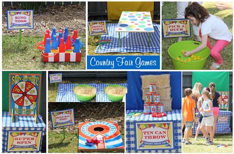 Pin by Michelle Wise @ That Party Chi on Country Fair - Carnival Party Ideas | Country fair ...