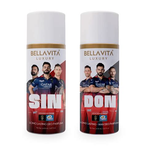 Buy Bella Vita Luxury Sin & Don No Gas Deo Buy One Get One, Fresh ...