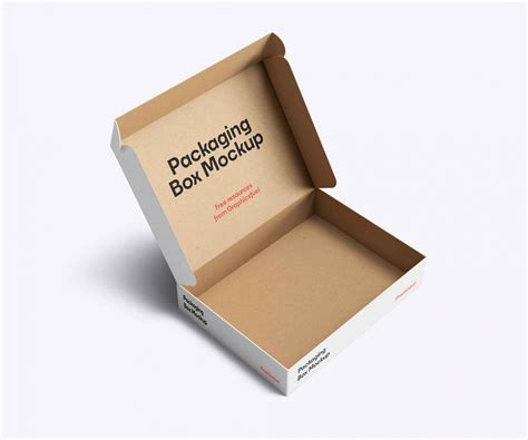 Opened Package Box Mockup (PSD)