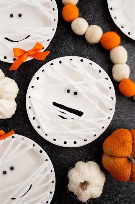 Halloween Paper Plate Crafts - Mod Podge Rocks