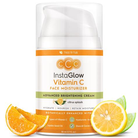 Tree to Tub InstaGlow Vitamin C Face Moisturizer -- 1.5 fl oz - Vitacost