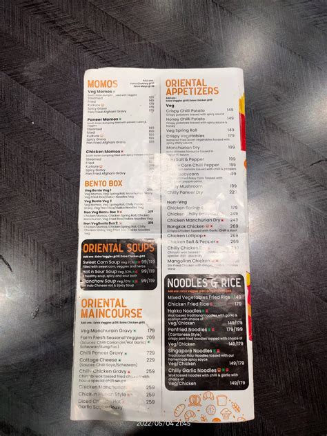 Menu at Dough & Cream, New Delhi, M-166