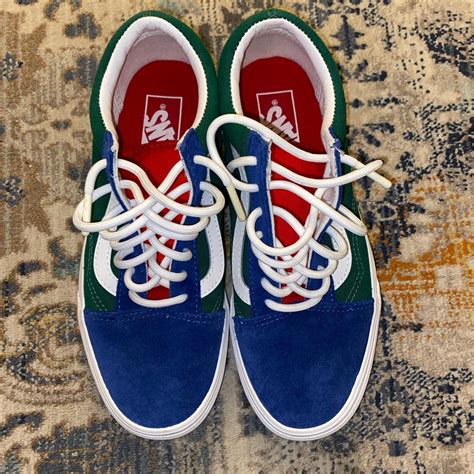 VANS YACHT CLUB OLD SKOOL SHOE worn ONCE in... - Depop