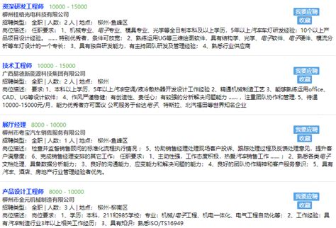 柳州联合汽车电子有限公司待遇 联合汽车电子公司概况【桂聘】